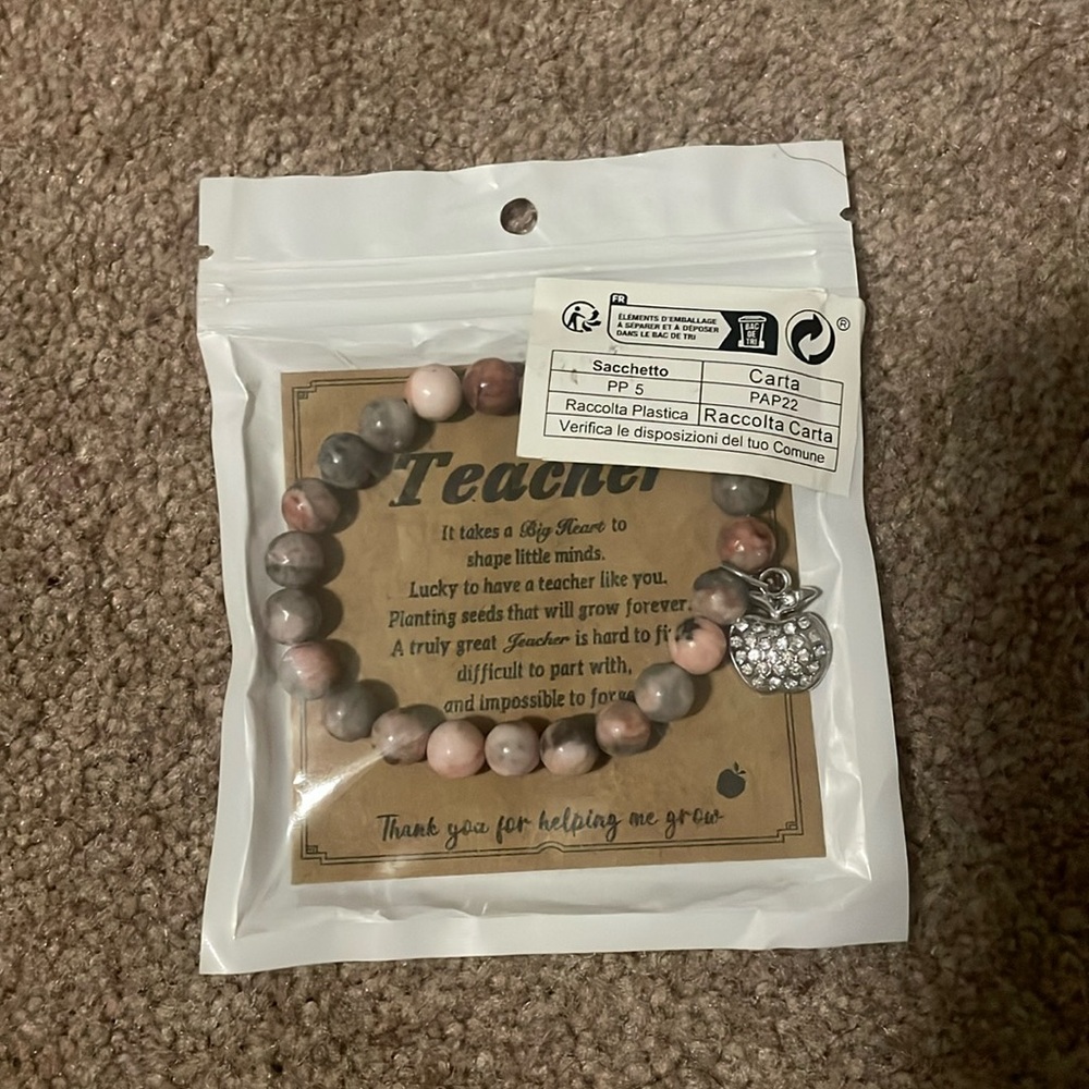 teacher bracelet